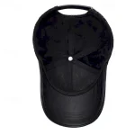 Men's Winter Hats Winter Warm Cap Winter Baseball Cap Coffee PU Leather Adjustable Fashion Modern Contemporary Daily Wear Festival Plaid / Striped / C - Image 2