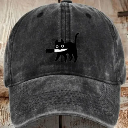 Men's Baseball Cap Sun Hat Trucker Hat Black Orange Cotton Adjustable Fashion Halloween Festival Graphic Pattern Casual / Daily 2025