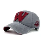 Men's Baseball Cap Black Wine Cotton Chic & Modern Outdoor clothing Casual Daily Letter 2025 - Image 3