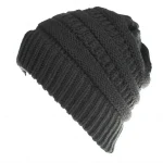 Women's Warm and Stylish with this Brimless Thermal High Bun Ponytail Winter Beanie Hat 2025