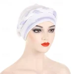 8 Colors Muslim Women Inner Caps Braided Bandanas Hijab Comfort Fashion Turban Hat Colorful Chemo Hats Head Wearing turbante 2025 - Image 6
