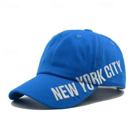 Men's Baseball Cap Sun Hat Trucker Hat Black Blue Cotton Embroidered Fashion Casual Street Daily Letter Adjustable Sunscreen Breathable 2025