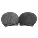 Men's Hat Flat Cap Windproof Comfort Breathable Outdoor Street Daily Print Stripe 2025 - Image 3