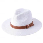 Women's Cowboy Hats 1pcs Basic Brown Band Western Hats 2025