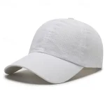 Men's Baseball Cap Sun Hat Trucker Hat White khaki Polyester Fashion Casual Street Daily Plain Adjustable Sunscreen Breathable 2025 - Image 2