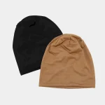 Men's All Beanie Hat Black As Picture Knitted Solid / Plain Color Casual 2025 - Image 4