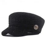 1pc Adjustable Trendy Beret Cap Retro Windproof Artist Hat 2025 - Image 4