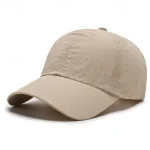 Men's Baseball Cap Sun Hat Trucker Hat White khaki Polyester Fashion Casual Street Daily Plain Adjustable Sunscreen Breathable 2025