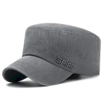 Unisex Flat Cap Baseball Cap Military Cap Cadet Hat Black Dark Navy Polyester Fashion Vintage Casual Minimalism Outdoor Vacation Plain Adjustable Fash - Image 3