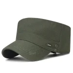 Unisex Flat Cap Baseball Cap Military Cap Cadet Hat Black Dark Navy Polyester Warm Vintage Casual Minimalism Outdoor Vacation Plain Adjustable Sunscre - Image 5