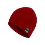 Men's Unisex Beanie Hat Winter Hats Beanies Skull Cap Knit Hat Black Red Acrylic Fibers Knitted Cozy Daily Wear Going out Solid / Plain Color Warm 202 - Image 3