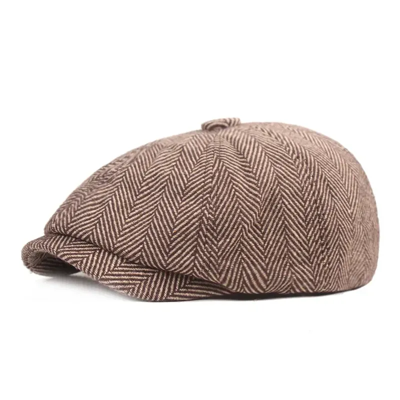 teixag1636081409603.webp Men's Hat Flat Cap Windproof Comfort Breathable Outdoor Street Daily Print Stripe 2025 - Image 1