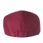 Men's Flat Cap Wine Red Black Polyester Boutique 1920s Fashion Outdoor Solid / Plain Color Comfortable 2025 - Image 4