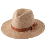 Women's Cowboy Hats 1pcs Basic Brown Band Western Hats 2025 - Image 6
