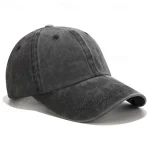 Solid Spring Summer Washing Cap Women Ponytail Baseball Cap Fashion Hats Men Baseball Cap Cotton Outdoor Simple Vintag Visor Casual Cap 2025
