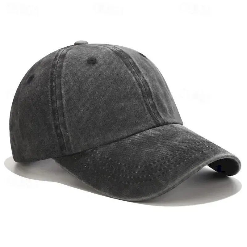 wctnmq1655717212021.webp Solid Spring Summer Washing Cap Women Ponytail Baseball Cap Fashion Hats Men Baseball Cap Cotton Outdoor Simple Vintag Visor Casual Cap 2025 - Image 1