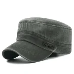 Unisex Flat Cap Baseball Cap Military Cap Cadet Hat Black Dark Navy Polyester Fashion Vintage Casual Minimalism Outdoor Vacation Plain Adjustable Fash - Image 4